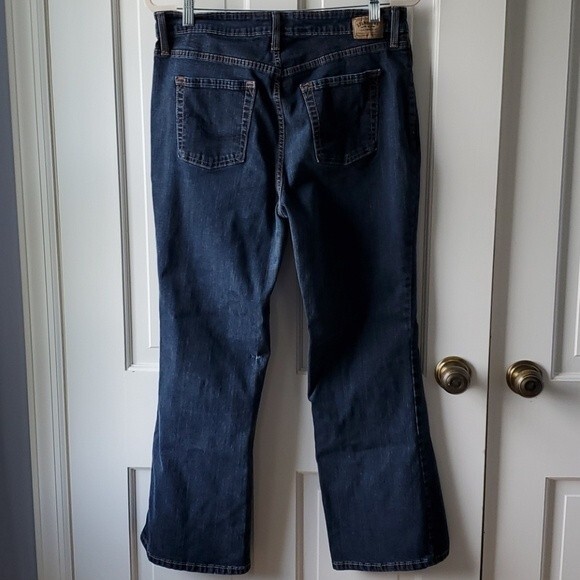 LEVI'S SIGNATURE AT WAIST BOOTCUT SZ 14 SHORT - Picture 8 of 13